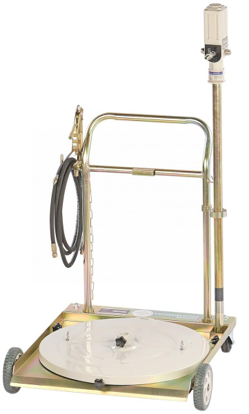 Установка пневматическая для раздачи густой смазки из бочек до 200 л, c тележкой no5026