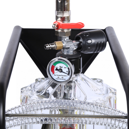 Установка для сбора масла пневматическая, 80 л, синяя (ст.арт 2380) 2380b