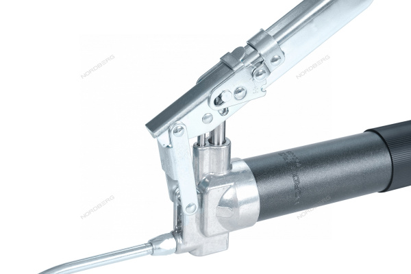 Шприц двухплунжерный PRO для густой смазки, с переключением плунжеров, 400 мл no2403