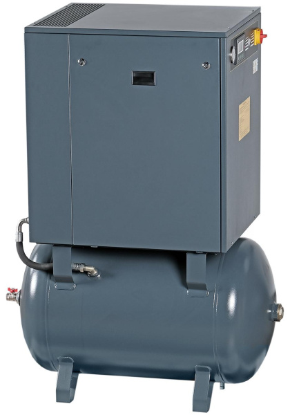 Компрессор винтовой, 7,5 кВт, 10 бар, 1000 л/мин, ресивер 270 л ncs270/1000-10