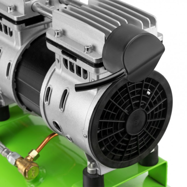 Компрессор безмаслянный малошумный МБ 1100/24,1100 Вт, 24 л, 170 л/мин// Сибртех 58006