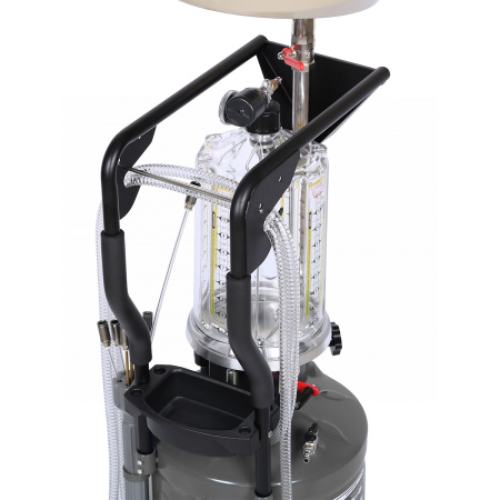 Установка для сбора масла пневматическая, 80 л, серая (ст.арт.2380) 2380g