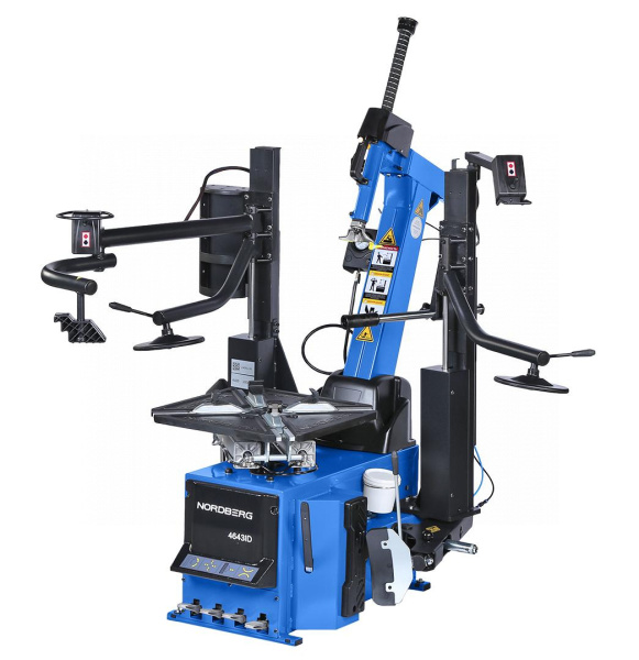 Станок шиномонтажный автомат, инверторный, стол с накладками, 220 В, синий 4643id (b)