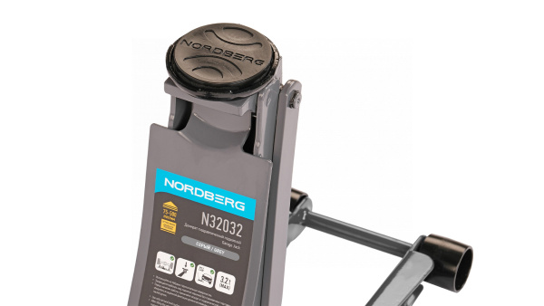 Домкрат подкатной 3,2 т, супернизкий подхват, педаль n32032g