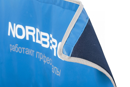 Накидка на крыло 110х65 с магнитом и подкладкой, с лого nordberg nn1