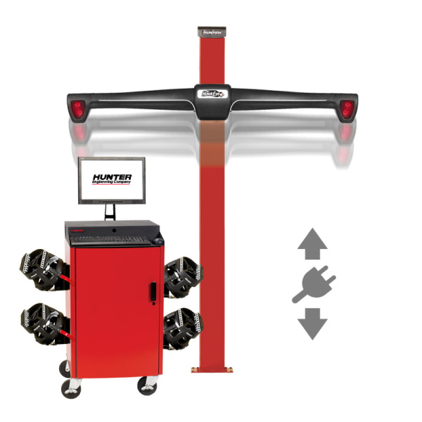 Стенд сход-развал 3D, 4-x камерный, лифтовая стойка, QuickGrip адаптеры, HUNTER, WA510E/HE421LZ3E 183169