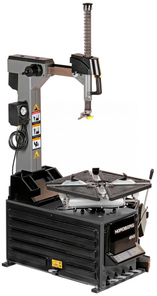 Станок шиномонтажный автомат, двухскоростной, стол с накладками, 380 В, серый 4643(g)