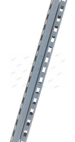 Стойка перфорированная 1500 мм, серая, 2 шт. nws7-2