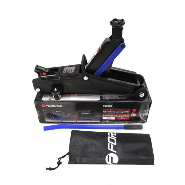 Домкрат подкатнойгидравлический 2 т (h min - 130мм, h max - 380мм) f-t83000e big[t82003]