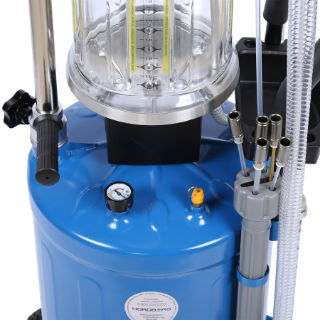 Установка для сбора масла пневматическая, 80 л, синяя (ст.арт 2380) 2380b