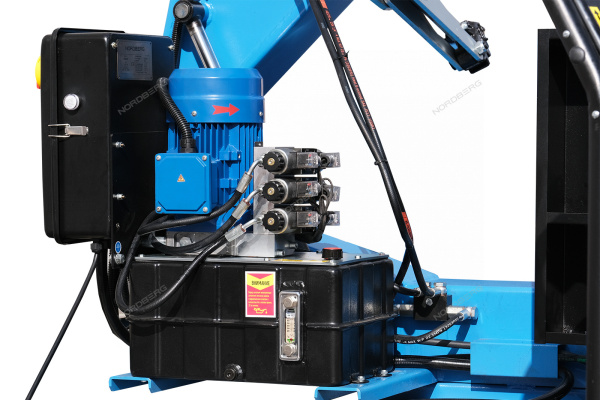 Станок шиномонтажный для грузовых машин, двухскоростной, 380 В, синий 46trk26(b)