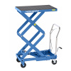 Стол подъемный гидравлический, 300 кг, двойные ножницы, синий n3t301b
