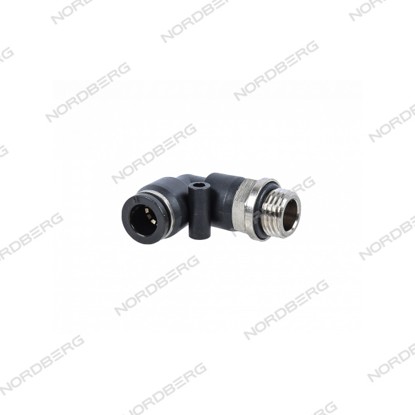 Фитинг угловой трубка 8мм резьба 1/4inch (Дюйм) qpl8-02
