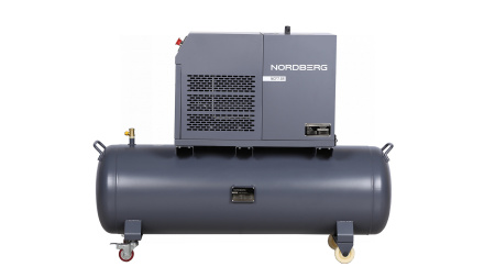 Компрессор винтовой, 5,5 кВт, 10 бар, 660 л/мин, ресивер 230 л ncf7,5r