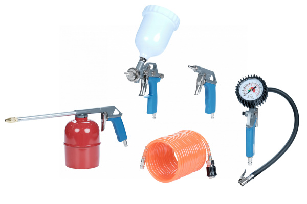 Набор пневмоинструментов, 5 предметов np05kit