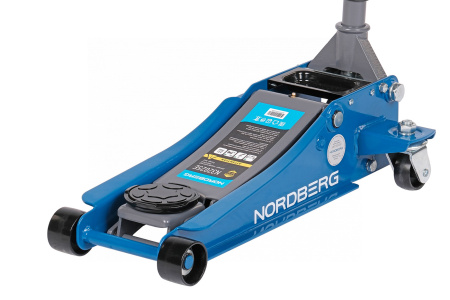 Домкрат подкатной 2,5 т с резиновой насадкой n32025e