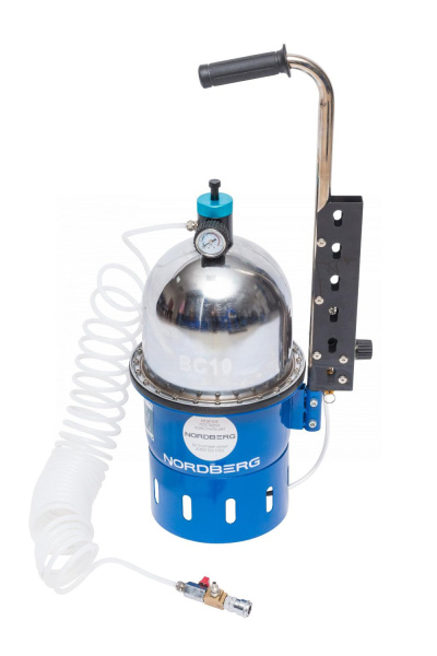 Установка пневматическая для прокачки тормозной системы, 10 л bc10