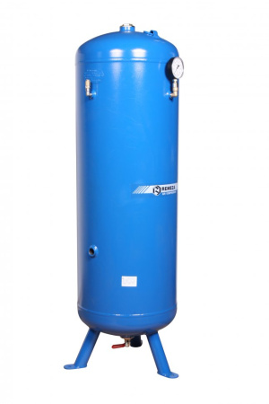 Ресивер вертикальный 270 л., 11 бар, присоед. 1дюйм, предохр.клапан, манометр, кран слива конденсата рв 270.11.02