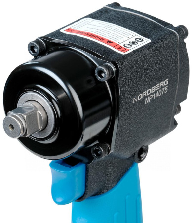 Пневмогайковерт ударный 1/2inch (Дюйм), 680 Нм, укороченный, с тремя головками в кейсе np14075k