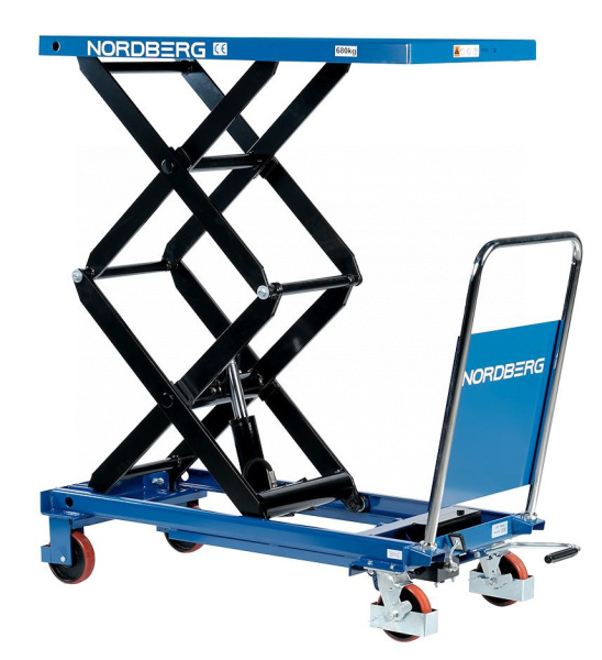 Стол подъемный гидравлический, 680 кг, двойные ножницы n3t680