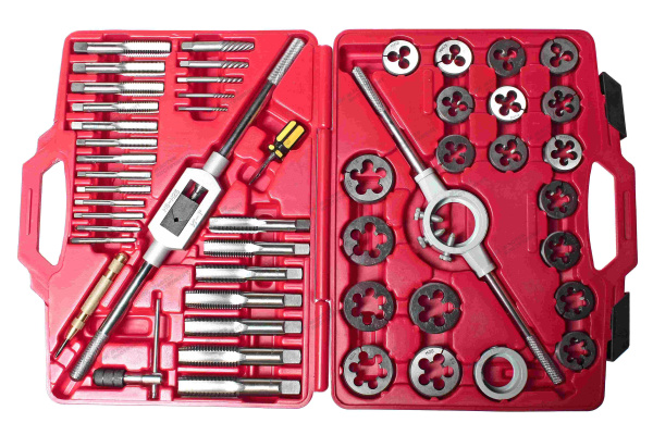 Набор метчиков и плашек (в кейсе) 51 предмет jtc-5214