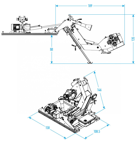 Станок шиномонтажный мобильный для грузовых авто 46trkem