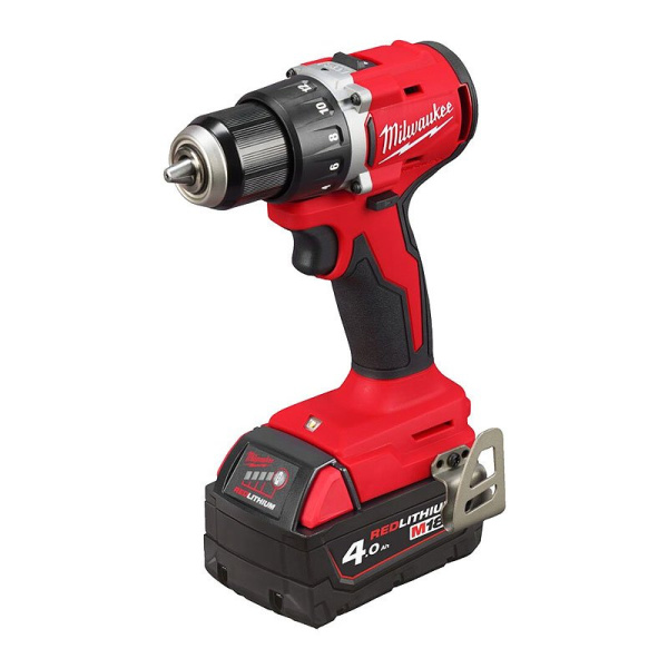 Аккумуляторная дрель-шуруповерт, Milwaukee, M18 BDD-402C, 4933443565 203346