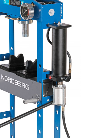 Пресс гидравлический, 20 т, ручной и пневмопривод n3620a