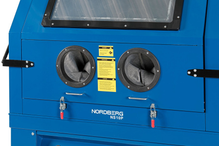 Камера пескоструйная с напорной системой подачи абразива и циклонной фильтрацией ns10p