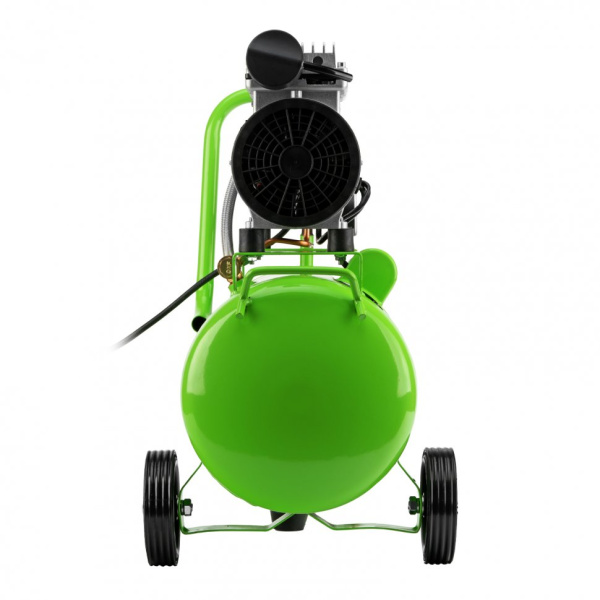 Компрессор безмаслянный малошумный МБ 1100/24,1100 Вт, 24 л, 170 л/мин// Сибртех 58006