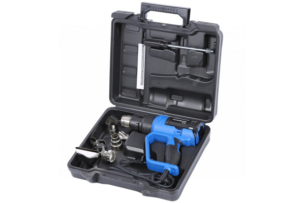 Фен с ЖК-экраном, 6 насадок, в кейсе, 50-650 °С, 2000 Вт ne720