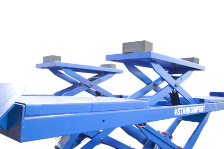 ПНГУ-4.0 Подъемник ножничный со вторым уровнем под сход-развал 4 тонны пнгу-4.0