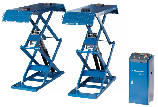 Подъемник ножничный низкопрофильный 3 т, 220 В n631l-3b_220