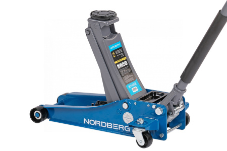 Домкрат подкатной 2,5 т с резиновой насадкой n32025e