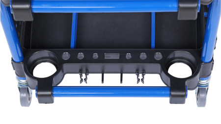 Тележка инструментальная, 3 пластиковые полки, синяя t32b