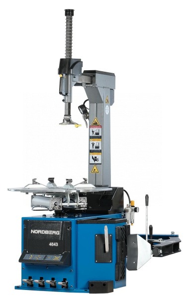 Станок шиномонтажный автомат, двухскоростной, 380 В, синий 4643