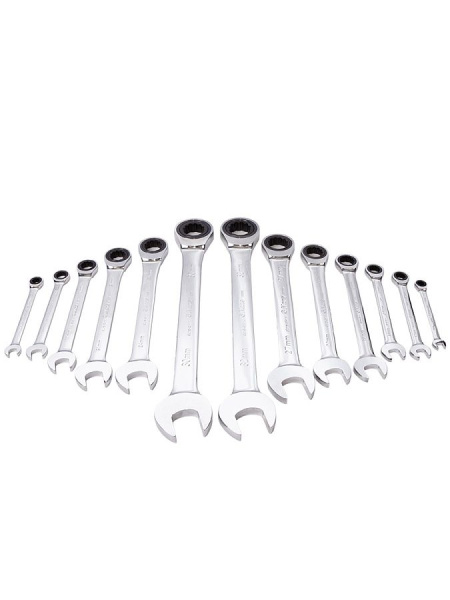 166513MB комплект трещоточных комбинированных ключей, 8-32 мм, 13 шт 166513mb