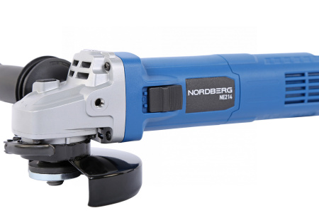 Угловая шлифмашина с регулировкой оборотов, 125 мм, 1400 Вт ne214