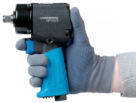 Пневмогайковерт ударный 1/2inch (Дюйм), 680 Нм, укороченный, с тремя головками в кейсе np14075k