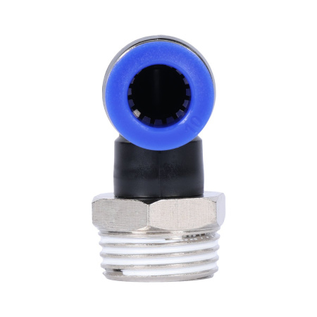 Фитинг угловой трубка 10 мм резьба 1/2inch (Дюйм) qpln10-04