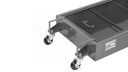 Емкость для сбора масла на колесах, 58 л, серая no2358(g)