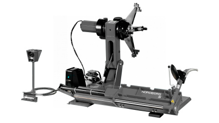 Станок шиномонтажный для грузовых машин, односкоростной, до 56inch (Дюйм) с расширителями, 380 В, серый 46trk46(g)