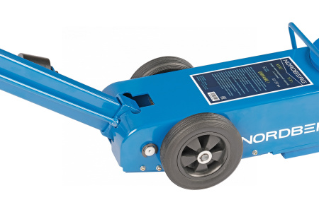 Домкрат пневмогидравлический подкатной двухштоковый, 15/30 т n33302