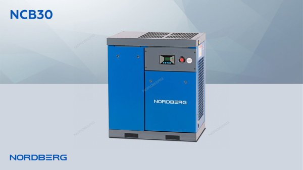 Компрессор винтовой, 22 кВт, 10 бар, 3085 л/мин, IP23, без ресивера ncb30