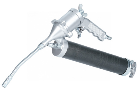 Шприц плунжерный пневматический с поворотом рукоятки, 400 мл, с насадками в кейсе no3404