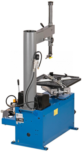 Станок шиномонтажный полуавтомат, двухскоростной, стол с накладками, 380 В, синий 4639,5(b) 380