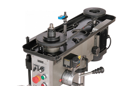 Станок сверлильный профессиональный (1100 Вт, 25 мм, вариатор скорости, нарезание резьбы, тиски) nd2554pv