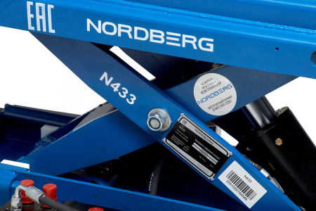 Траверса с ручным приводом г/п 3т. для подъемников N634, 4445J, 4450J, синяя n433_b