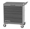 Тележка инструментальная, 5 выдвижных серых ящиков nt225 7012/7015