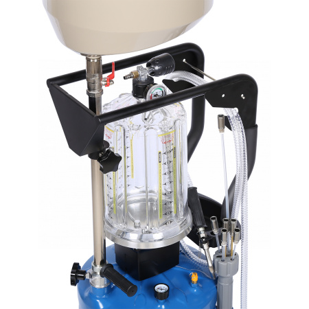 Установка для сбора масла пневматическая, 80 л, синяя (ст.арт 2380) 2380b